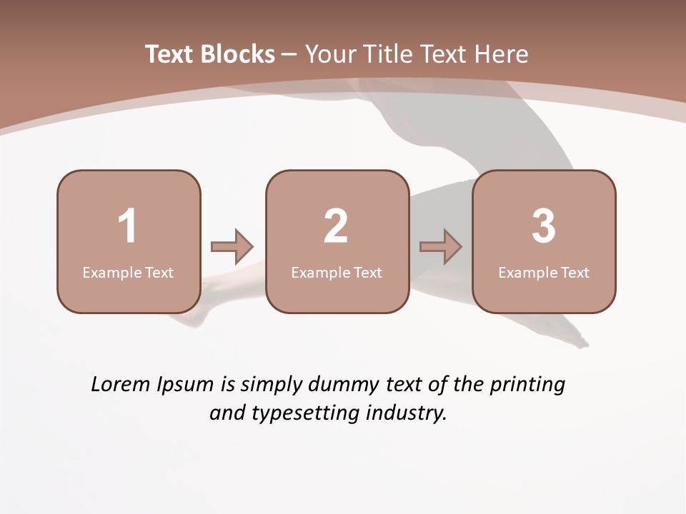 Dancer Beautiful Fashion PowerPoint Template