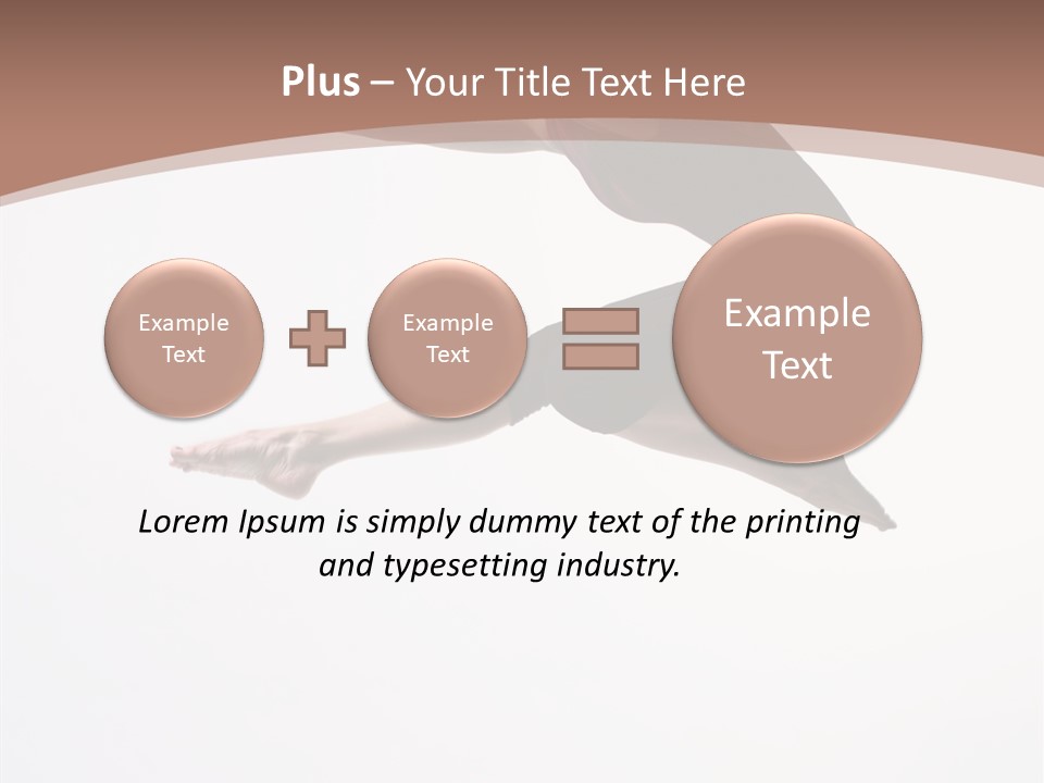 Dancer Beautiful Fashion PowerPoint Template