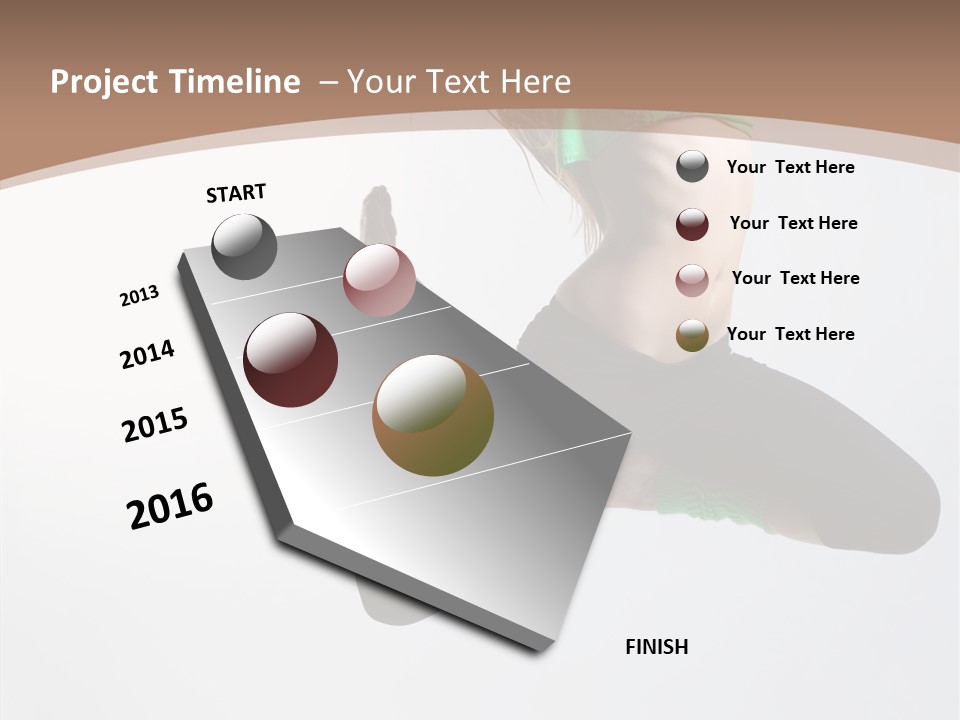 Balance Skill Aerobics PowerPoint Template
