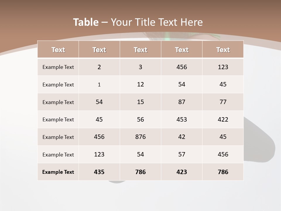 Balance Skill Aerobics PowerPoint Template