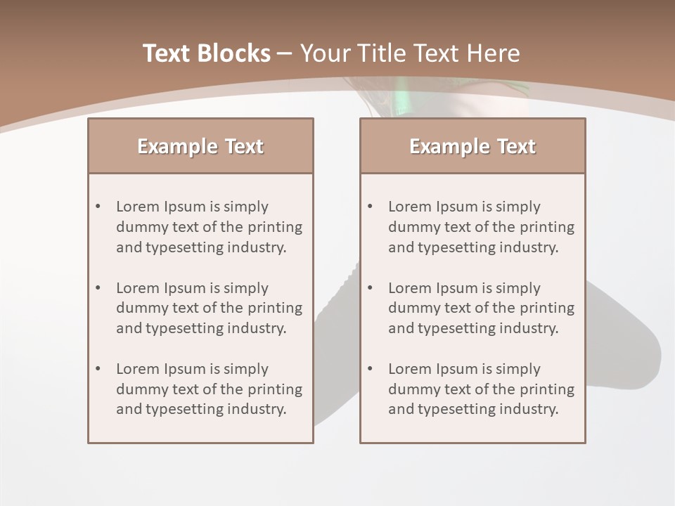 Balance Skill Aerobics PowerPoint Template