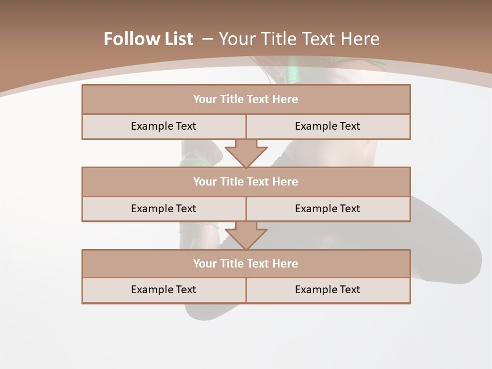 Balance Skill Aerobics PowerPoint Template