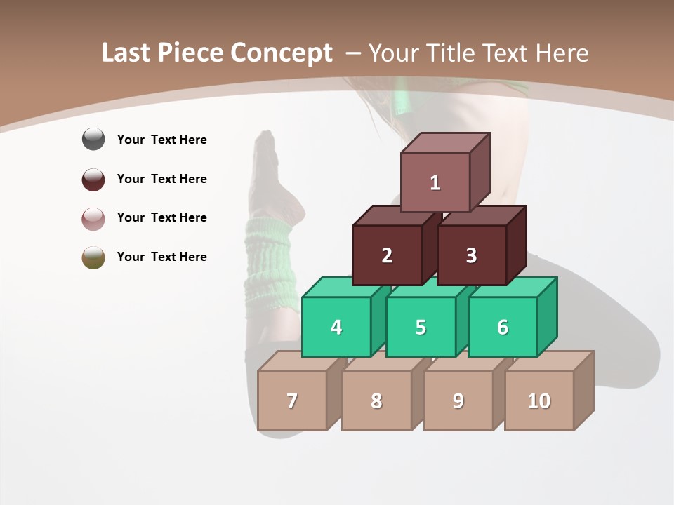 Balance Skill Aerobics PowerPoint Template