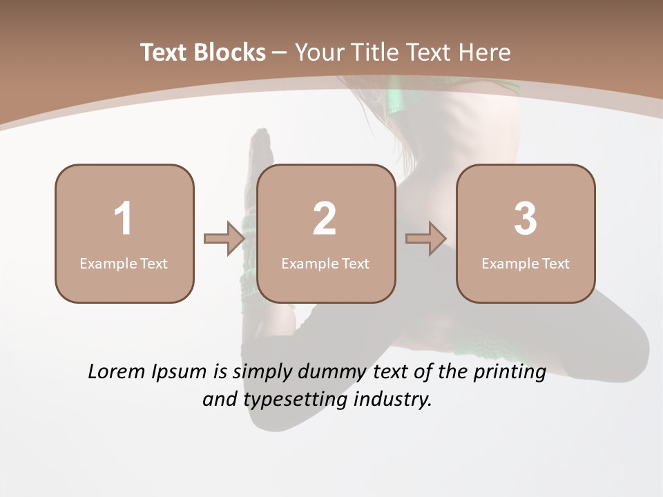 Balance Skill Aerobics PowerPoint Template