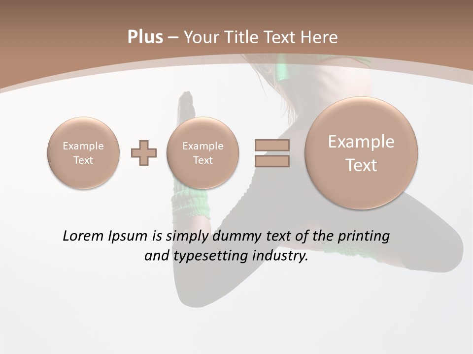 Balance Skill Aerobics PowerPoint Template