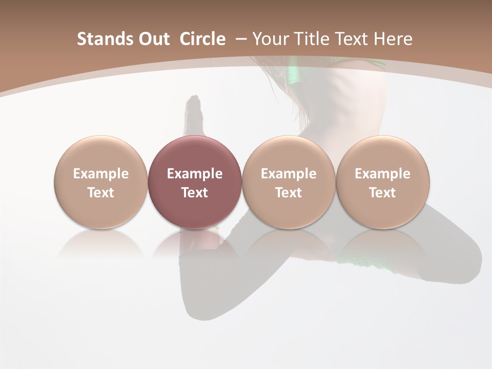 Balance Skill Aerobics PowerPoint Template