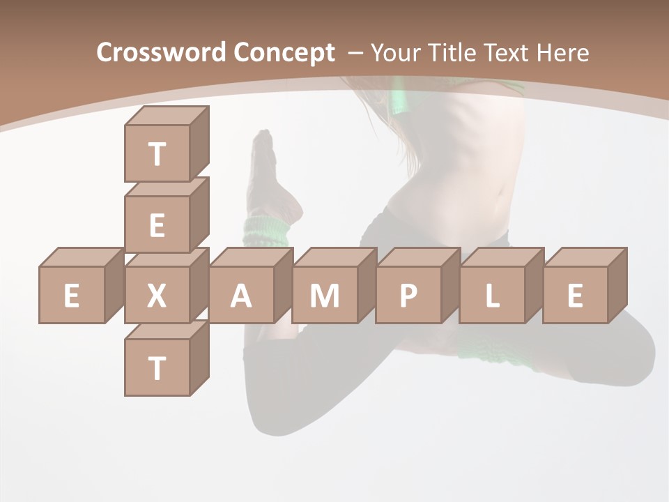 Balance Skill Aerobics PowerPoint Template