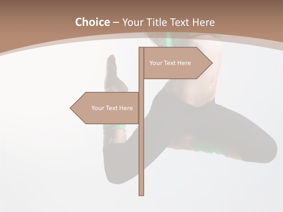 Balance Skill Aerobics PowerPoint Template