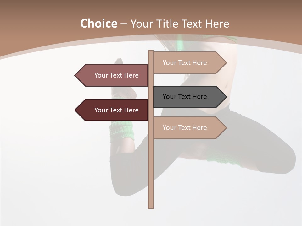 Balance Skill Aerobics PowerPoint Template