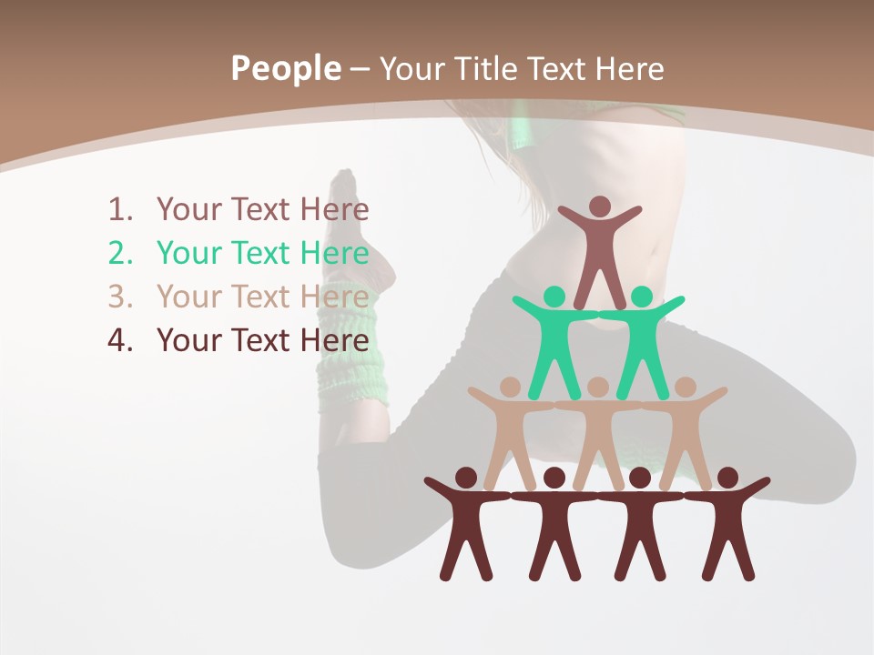 Balance Skill Aerobics PowerPoint Template