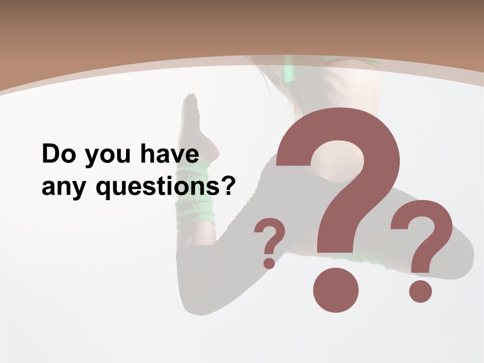 Balance Skill Aerobics PowerPoint Template