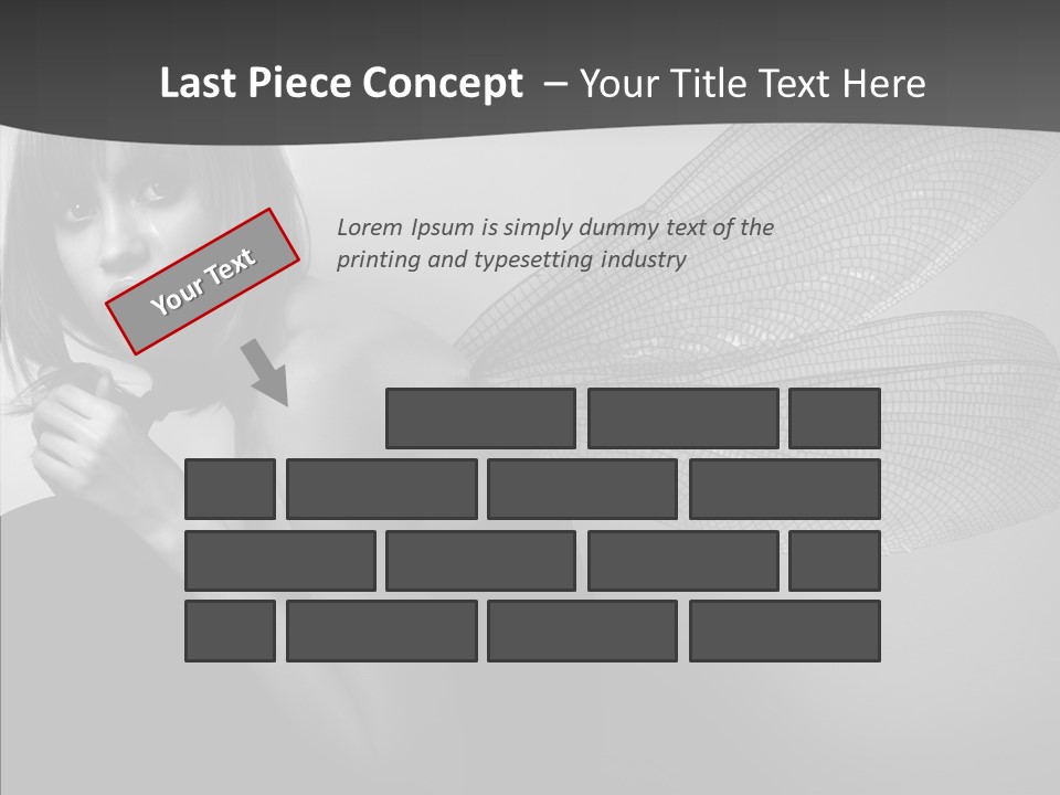 Women Artificial Faeries PowerPoint Template