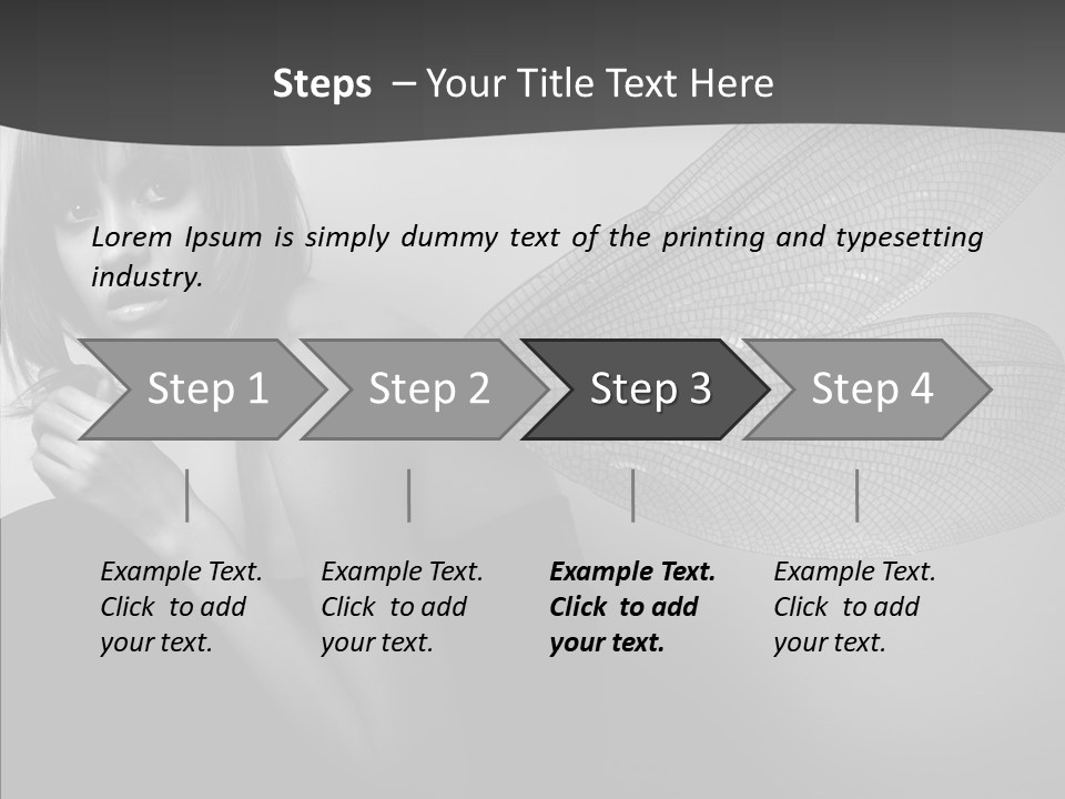 Women Artificial Faeries PowerPoint Template