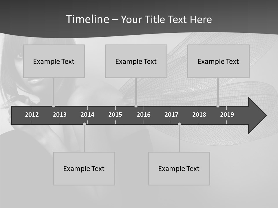 Women Artificial Faeries PowerPoint Template