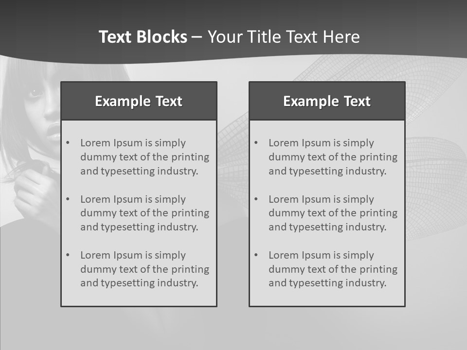 Women Artificial Faeries PowerPoint Template