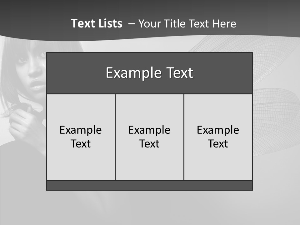 Women Artificial Faeries PowerPoint Template