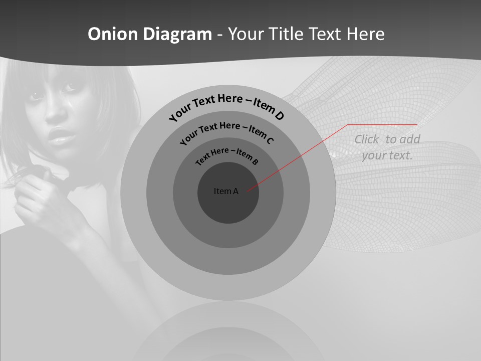 Women Artificial Faeries PowerPoint Template