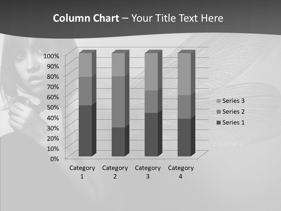 Women Artificial Faeries PowerPoint Template