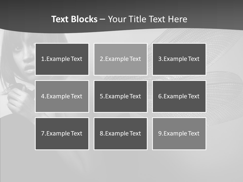 Women Artificial Faeries PowerPoint Template