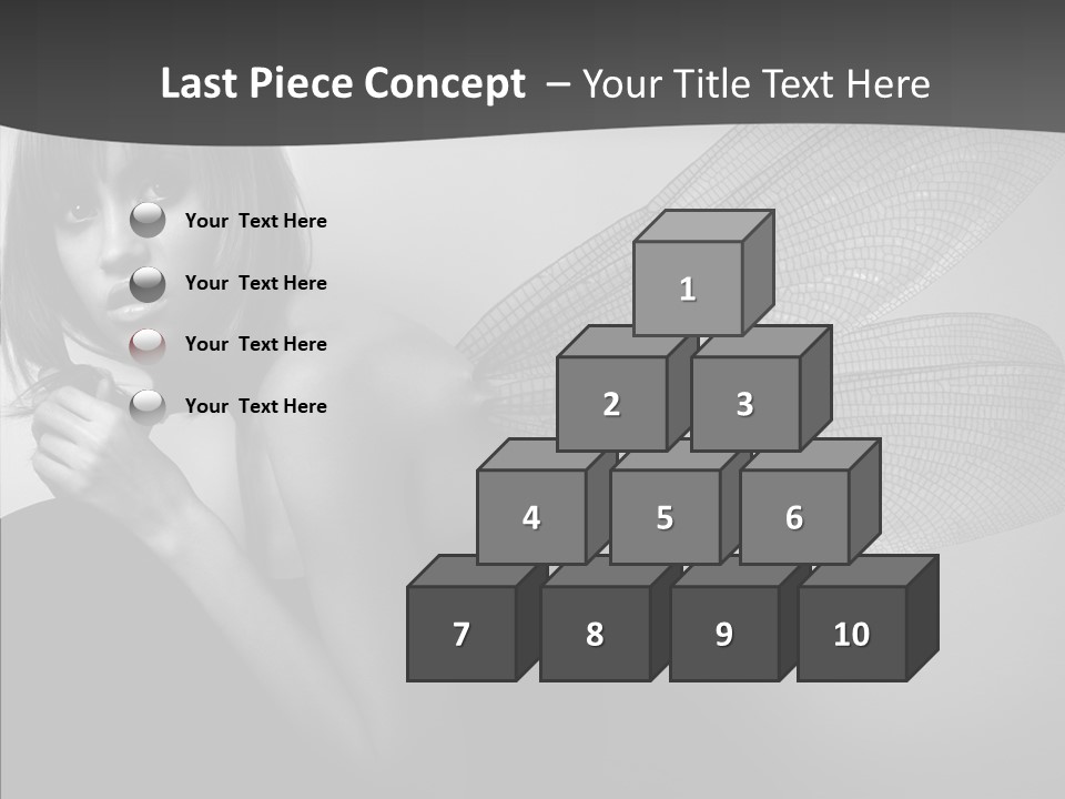 Women Artificial Faeries PowerPoint Template