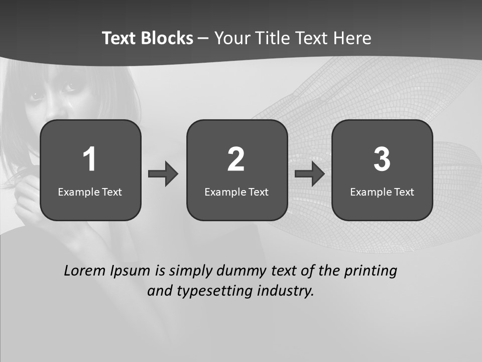 Women Artificial Faeries PowerPoint Template