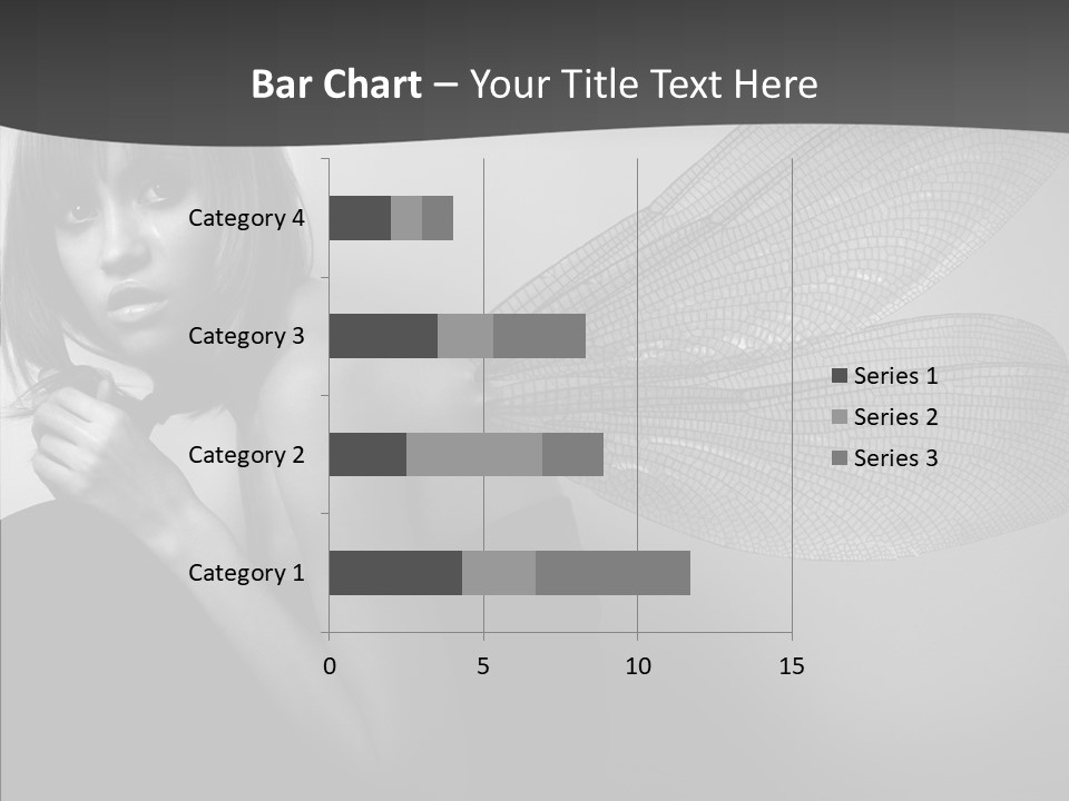 Women Artificial Faeries PowerPoint Template