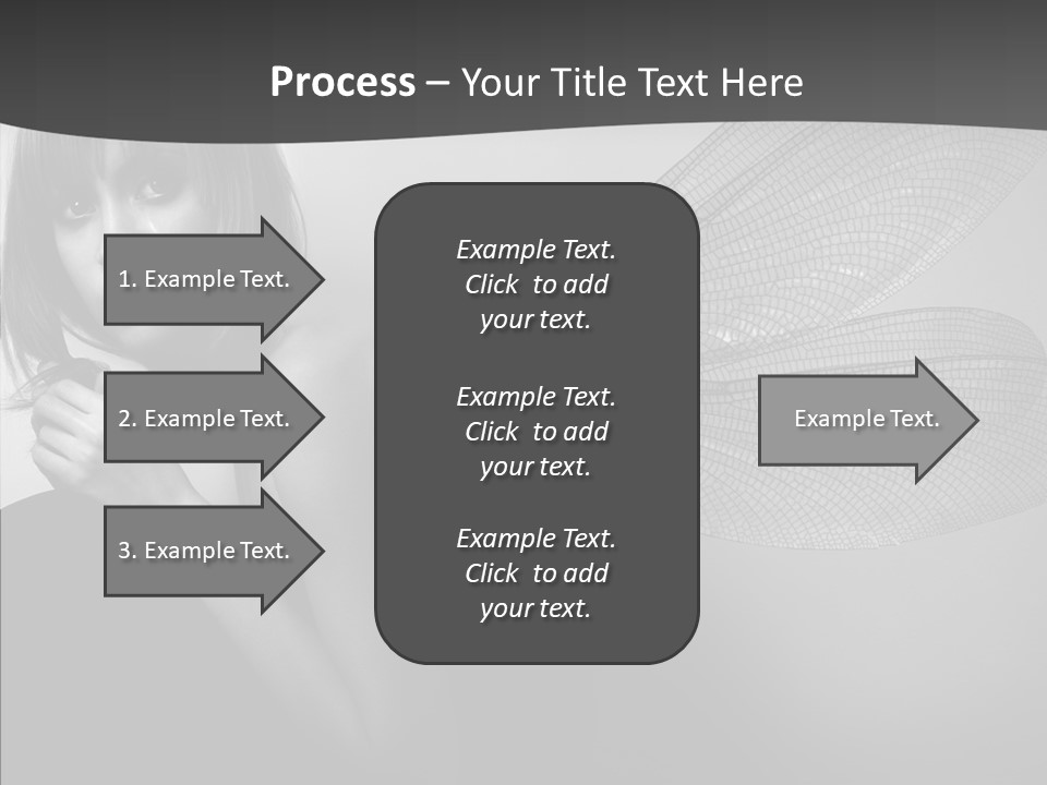Women Artificial Faeries PowerPoint Template
