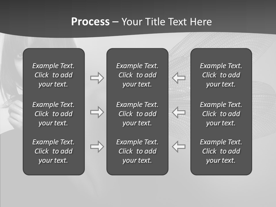 Women Artificial Faeries PowerPoint Template