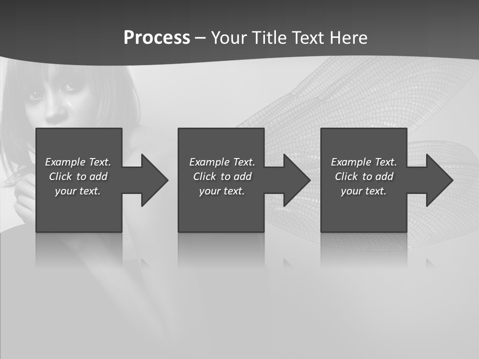 Women Artificial Faeries PowerPoint Template
