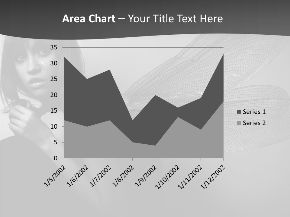 Women Artificial Faeries PowerPoint Template