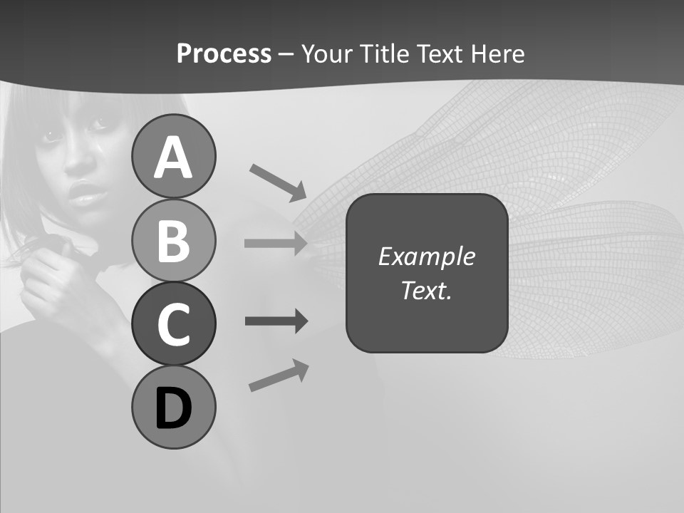 Women Artificial Faeries PowerPoint Template