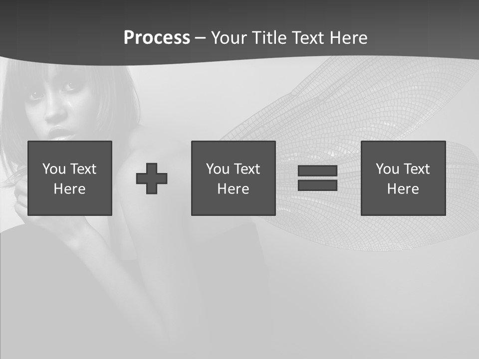 Women Artificial Faeries PowerPoint Template