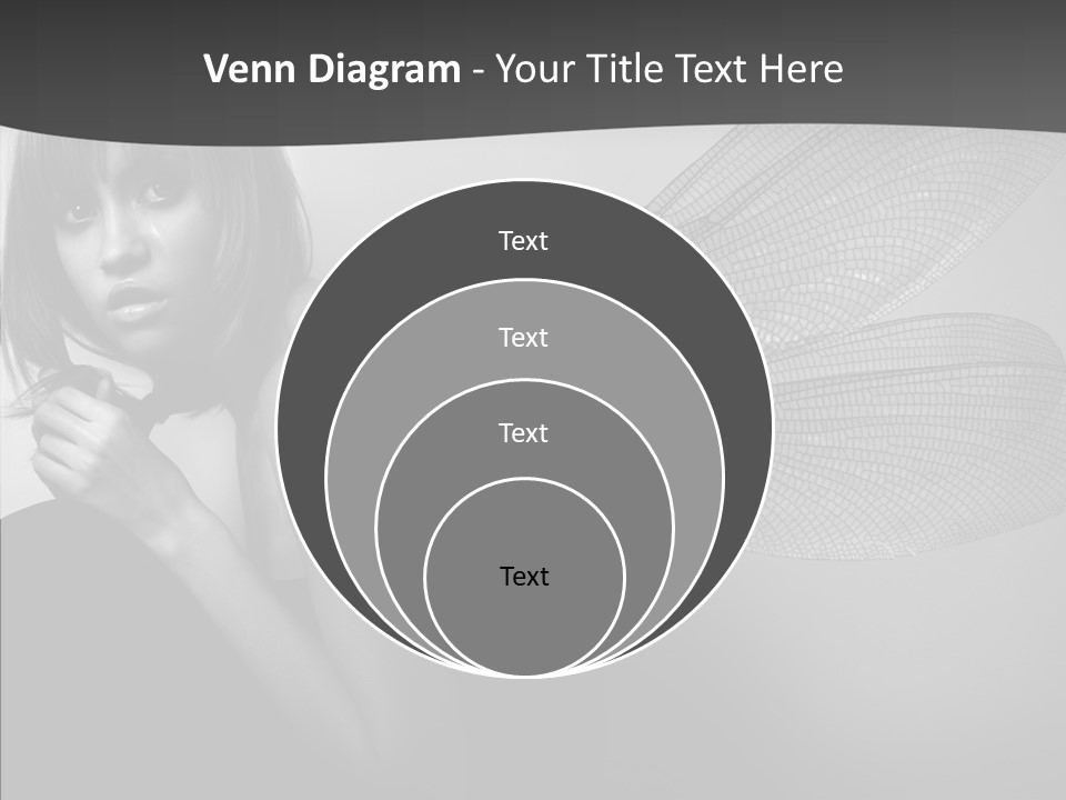 Women Artificial Faeries PowerPoint Template