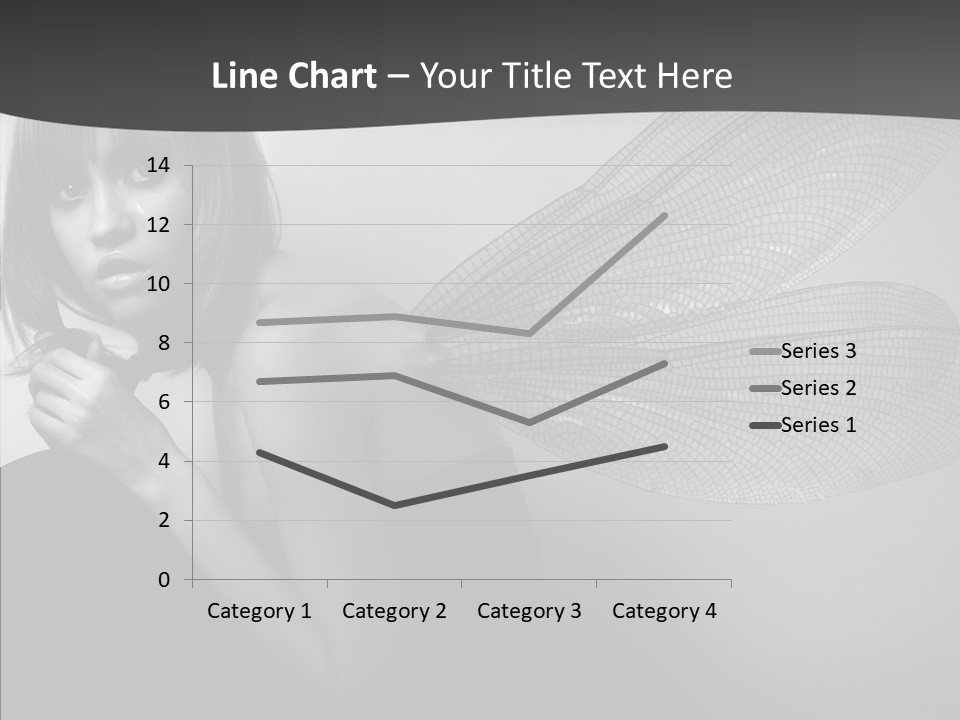 Women Artificial Faeries PowerPoint Template