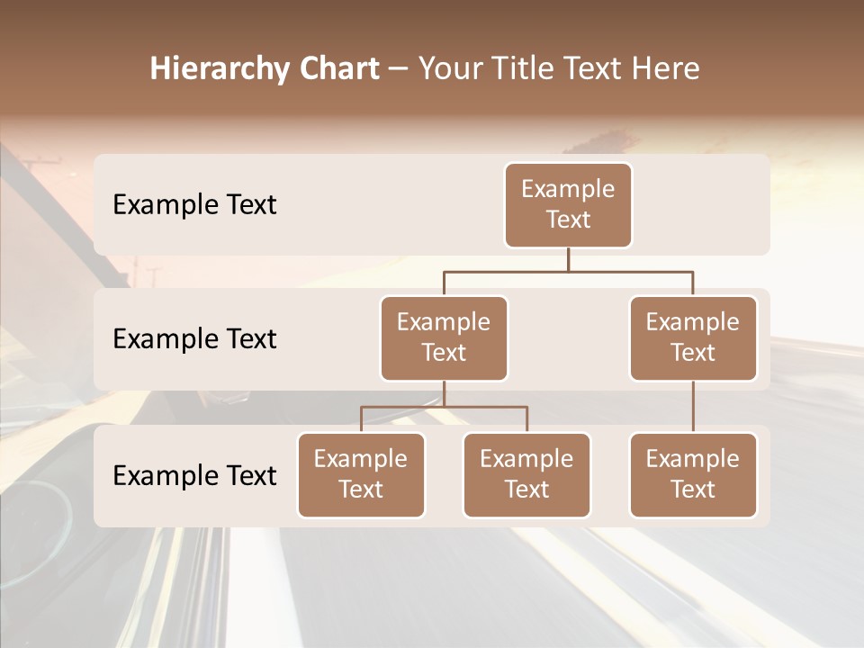 Automobile Futuristic Hill PowerPoint Template
