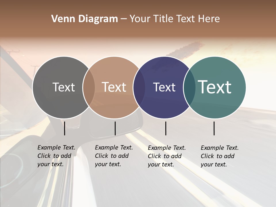 Automobile Futuristic Hill PowerPoint Template