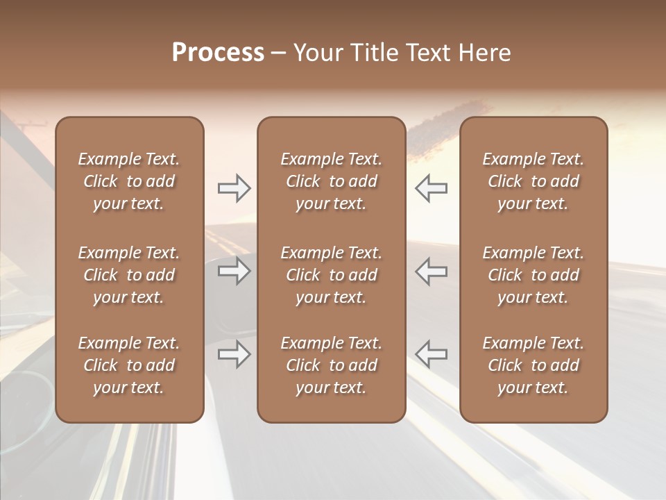 Automobile Futuristic Hill PowerPoint Template