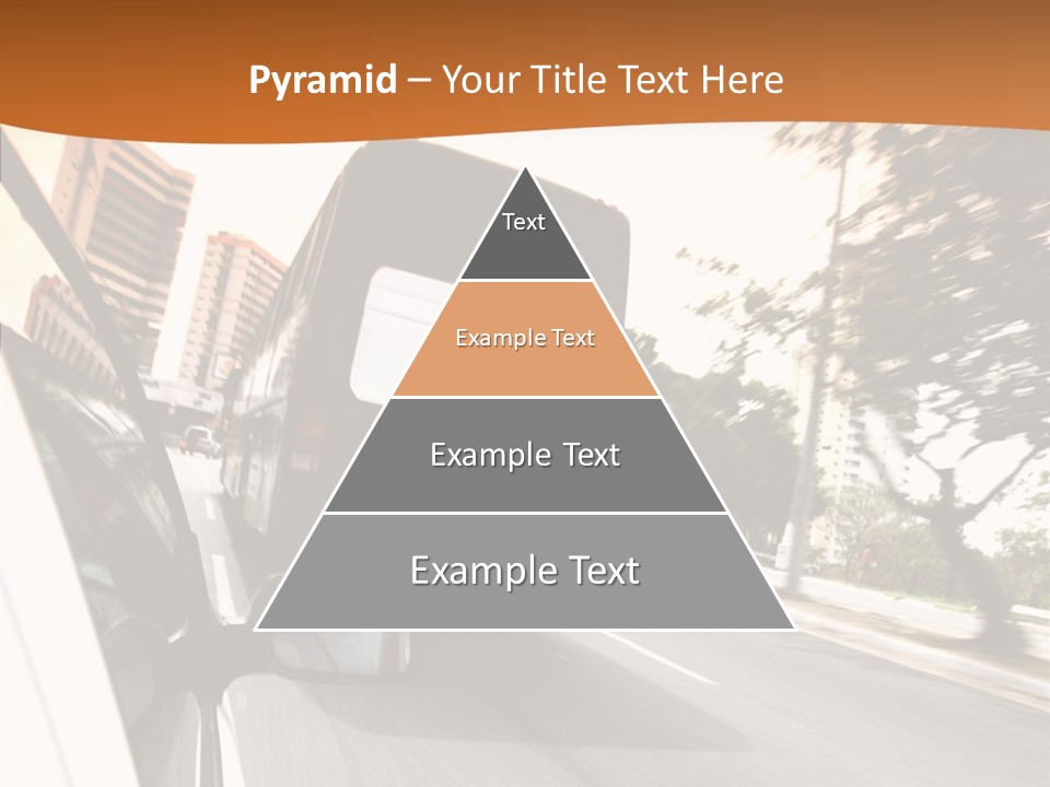 Street Mountain Line PowerPoint Template