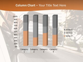 Street Mountain Line PowerPoint Template