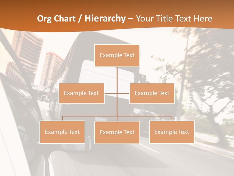 Street Mountain Line PowerPoint Template