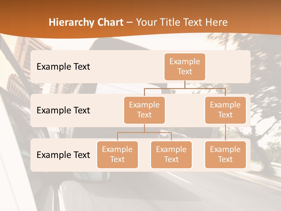 Street Mountain Line PowerPoint Template