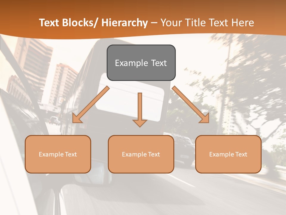 Street Mountain Line PowerPoint Template