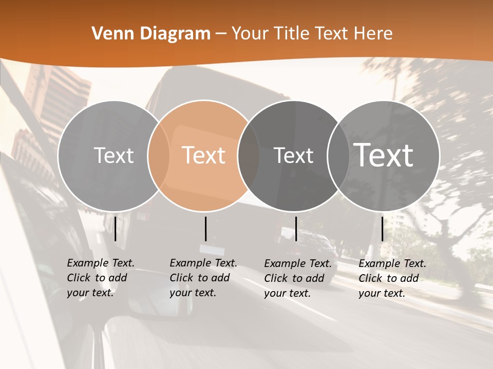 Street Mountain Line PowerPoint Template
