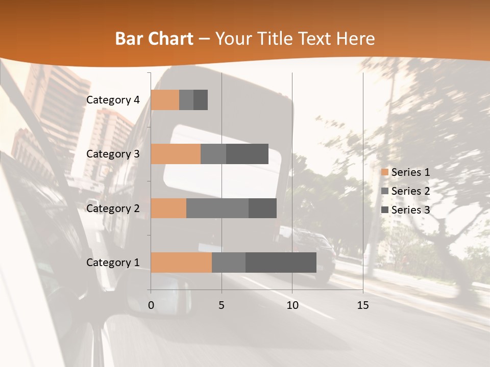 Street Mountain Line PowerPoint Template