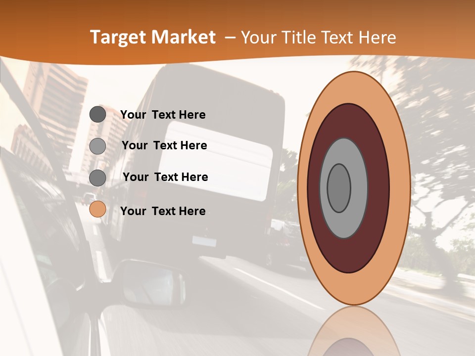 Street Mountain Line PowerPoint Template