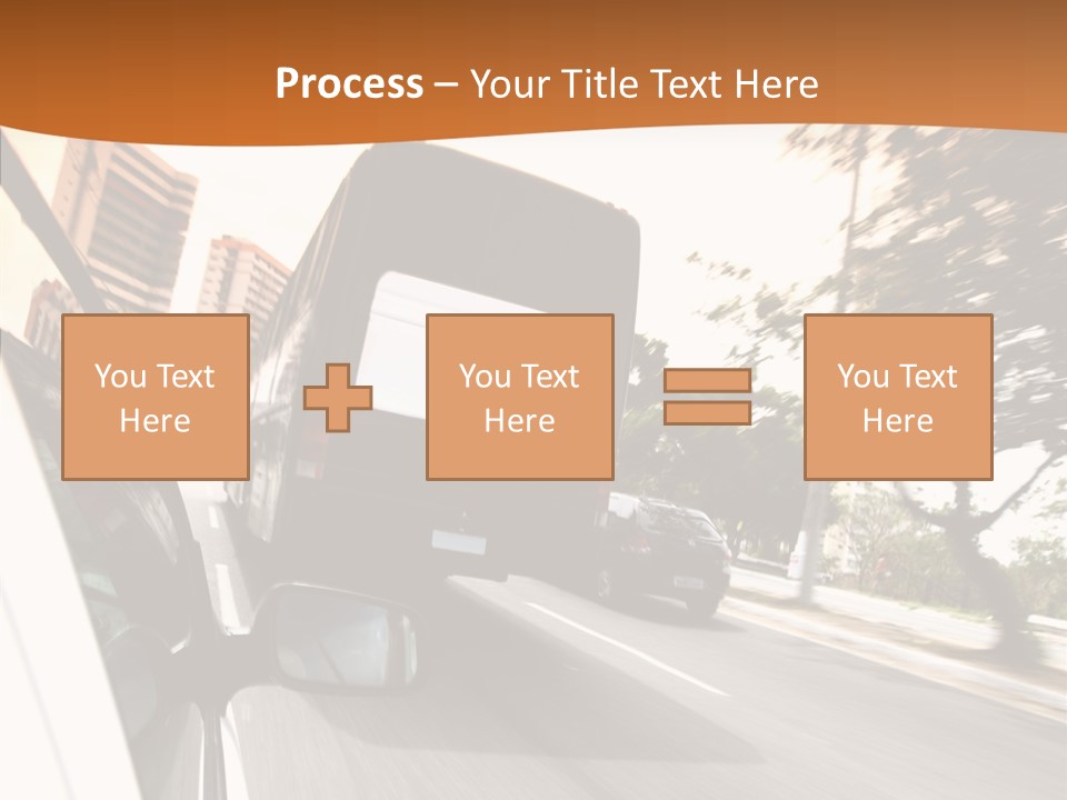 Street Mountain Line PowerPoint Template