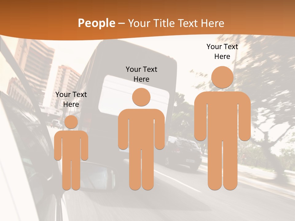 Street Mountain Line PowerPoint Template