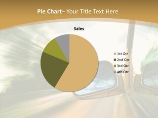 Curve Outside Drive PowerPoint Template