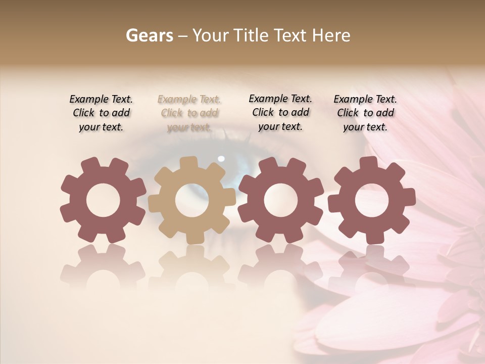 Eye Blue Fresh PowerPoint Template