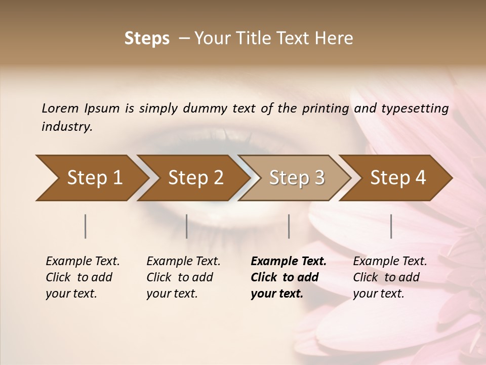 Eye Blue Fresh PowerPoint Template